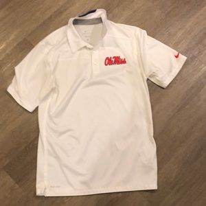 Nike Ole Miss Classy Polo white